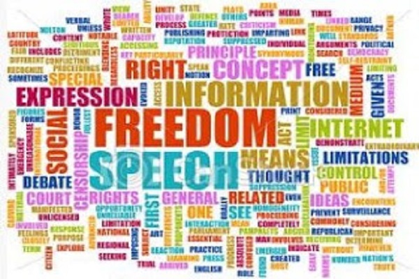 free speech of words