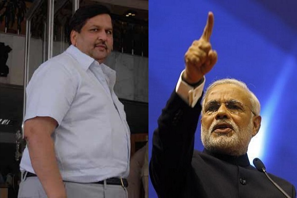 Builder Mangal Prabhat Lodha and Prime minister Narendra Modi