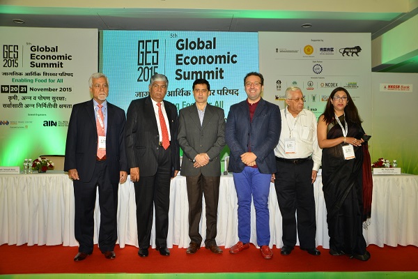 Panelist at the 5th Global Economic Summit_WTC Mumbai 2015.