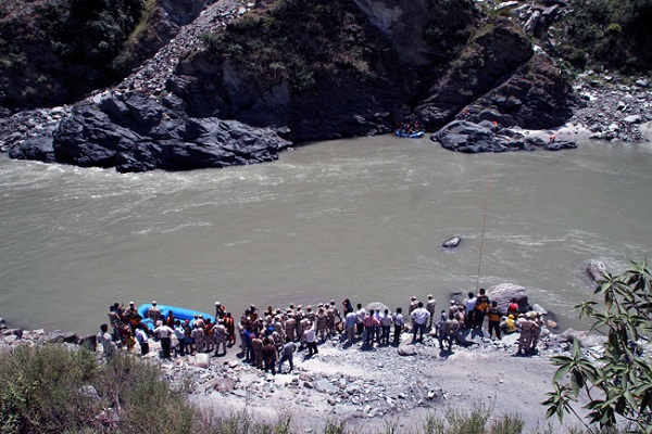 Larji hydropower project dam